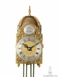 miniature-English-brass-bell-striking-lantern-clock-Robert-Ward-London-